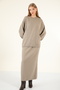 30240 - Stylish Comfortable Casual Knitwear Skirt Women's Set