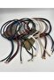 8'Liset (Black, White, Taba, Khaki, Bordo, Beige, Hahve) Tie-Down Cord Women's Belt Jacket Belt Rope Belt - 3