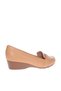 Ladies Low Heel Shoes Tan | Made In Brazil - 3