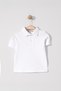 Boy's Basic White Polo Neck Tshirt 2-5 Years
