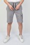 Boy's Summer Combed Cotton Sports Capri Shorts with Pockets - 5