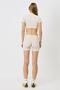 Women's Ribbed Knitted Long Boxer 931 Beige - 4