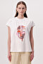 طاقم الرقبة منخفضة الأكمام التطريز بلوزة محبوكة