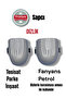 Knee Pad Waterproof Repair, Suitable for Construction Work Lightweight Tiler Petrolcuk Knee Pad Gray 1 Pair