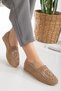 Women's Knitted Ballet Flat Shoes Mother Shoes Daily Shoes Lace Ballet Flats - 2