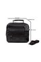 Newish Polo 3005 Medium Size Genuine Leather Case Men's Hand and Shoulder Bag Black - 3