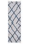 Ivory Gray Floor Runner Long Entrance Hallway Corridor Carpet Boucle Woven Embossed Bedroom Carpet - 2
