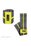 Squat Band Pilates Fitness Hip Resistance Rubber Exercise Rubber Loop Band Gray-Yellow - 5