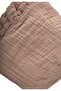 Tied Ruffled Organic Muslim Baby Hat 0-2 Years Mink - 2