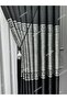 Panel Background Curtain, Amasra Elegans Series, Black Silver Gray Blackout, Blackout (Single Panel) - 3