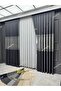 Panel Curtain, Amasra Elegans Series, Dark Gray Silver Blackout, Blackout (Single Panel)