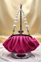 Women's Satin Pearl Desing Evening Dress Bag - 2