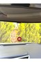Gilded Red Metal Round Evil Eye Beaded Car Mirror Ornament Car Charm Evil Eye Protection - 3