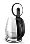 1.8 L Cordless Kettle - Glass Kettle with Safety Lock Lid | 360-degree Swivel Base - Auto Shutdown, - 5