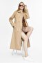 Long Length Belted Lined Women's Trench Coat