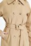 Long Length Belted Lined Women's Trench Coat - 5