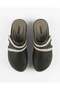 Women's Sabo Slippers - Khaki Beige / Gunt Patent Leather - Comfort Supported Structure Soft Sole - 6