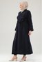 Embroidered Jewelled Zippered Ferace - 6
