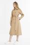 Long Length Belted Lined Women's Trench Coat - 2