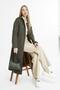 Long Length Belted Lined Women's Trench Coat