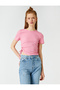 Window Detailed Crop T-Shirt - 3