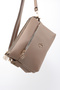 Mink Shk226 Faux Leather, Zippered 3 Compartment Hand, Arm and Shoulder Bag - 6