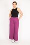 Women's Fujya Large Size Wide Leg Sweatpants Bottom 65n35988 - 7