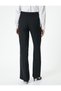 Wide Leg Trousers Pleated Elastic Waist - 4