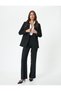 Wide Leg Trousers Pleated Elastic Waist - 2