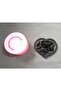 Mountain Decorated Backflow Heart Incense Burner Silicone Mold K-967, Polyester Cement Stone Powder Gypsum Mold - 4