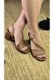 Melinta Cross Strap Women's Thick Heeled Shoes - 3