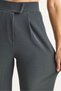 Women's Anthracite Velcro Waist Comfortable Palazzo Trousers 3826 60261150 - 7