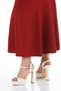 Roclas Series Stone Buckle Heeled Women's Evening Dress Shoes - 5