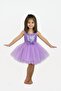 Glittery Strap Snap Girls Bodysuit and Fluffy Tutu Skirt Set