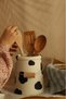 Black Patterned Hanger Detailed Vintage Country Style Large Size Decorative Spoon Holder - 7