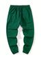 California Ca Sweatpants Jogger - Green Printed Rubber Leg High Waist - 3