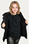 Girl's Black Fleece Lined Hooded Waterproof Windproof Inflatable Winter Coat & Coat - 3