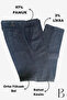 Relaxed Fit Classic Lycra Cotton Men's Dad Black Linen Trousers - 4