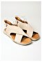 Select 706 Genuine Leather Women's Sandals Beige Suede - 2