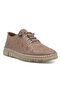 Mr White Rubber Tie Transparent Sole Khaki Leather Women's Daily Shoes - 3