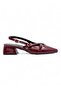 Cross Strap Low Heel Evening Dress Patent Leather