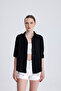 |   Women's Oversize Basic Shirt - Comfortable Fit, Buttoned Long Sleeve Casual Shirt - 8