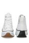 Perla Hi W 3Fx White Women's High Sneakers - 5