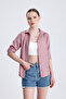 |   Women's Oversize Basic Shirt - Comfortable Fit, Buttoned Long Sleeve Casual Shirt