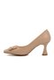 312181 Beige Skin Women's Stone Heeled Shoes - 2