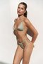 Cahya Tie-Up Green Triangle Bikini Top - 2