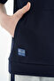 Indigo Kangaroo Pocket Hooded Oversize Boy's T-Shirt - 11160 - 5