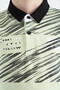 Light Green Printed Detailed Pola Collar Standard Mold Boy T-shirt - 11161 - 3