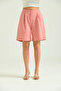 Women's Powder Long Basic Fabric Shorts - 6