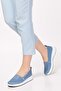 Genuine Leather Comfortable Summer Shoes Kla.14 - Blue - 37 - 3